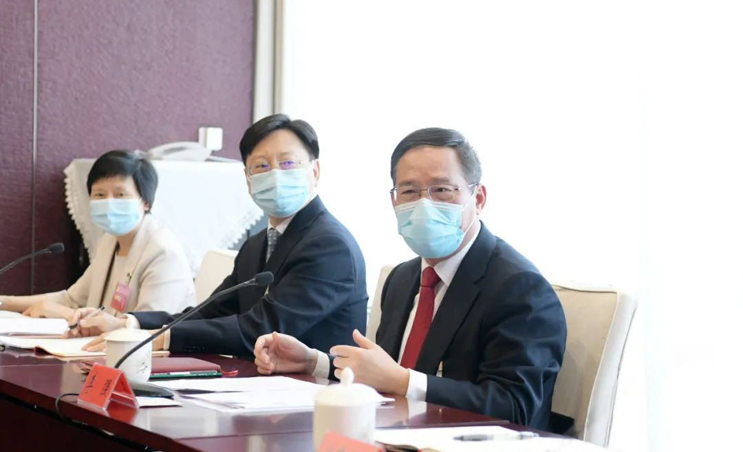 李強參加市級機關(guān)系統(tǒng)代表團小組審議，詳釋市委報告主題