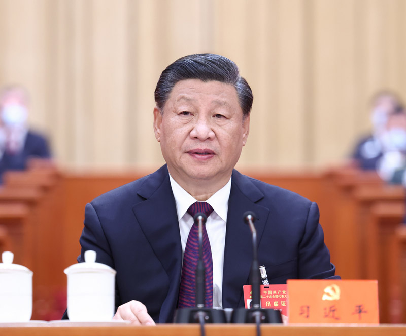 10月22日，中國共產(chǎn)黨第二十次全國代表大會在北京人民大會堂勝利閉幕。習近平同志主持大會。.jpg