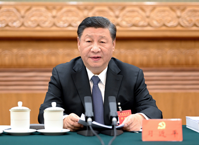10月18日，中國共產(chǎn)黨第二十次全國代表大會主席團(tuán)在北京人民大會堂舉行第二次會議。.jpg