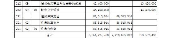 2015年部門財政撥款支出功能分類預算表（4）